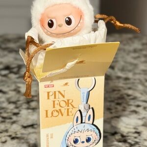 Pop Mart Labubu The Monsters Pin for Love Series “H”